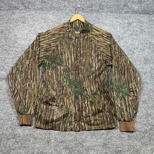 Rattlers Brand Mens Realtree Camo Mesh Hunting Jacket Full Zip Made in USA XL
